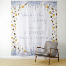 She's Found Her Honey Bridal Shower Backdrop