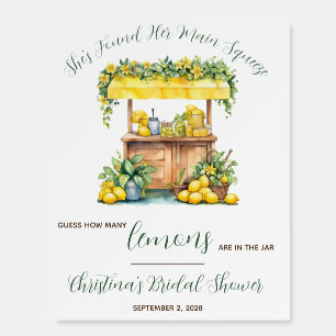 She's found her Main Squeeze! Guessing Game  Foam Board