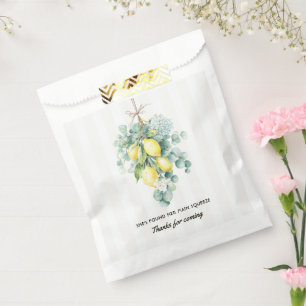 She's Found Her Main Squeeze Lemon Bridal Shower Favor Bag