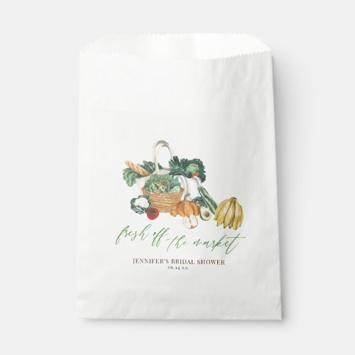 Shes Fresh Off The Market Bridal Shower  Favor Bag