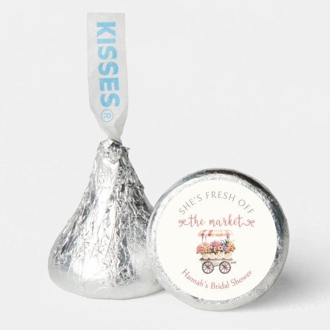 She's Fresh Off The Market Bridal Shower  Hershey®'s Kisses® (Front)