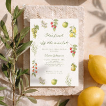 She's Fresh Off The Market Bridal Shower