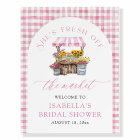 She's Fresh Off the Market Bridal Shower Welcome