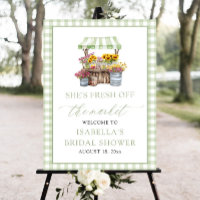 She's Fresh Off the Market Bridal Shower Welcome