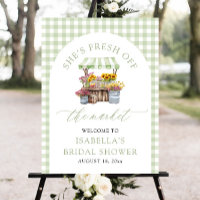 She's Fresh Off the Market Bridal Shower Welcome