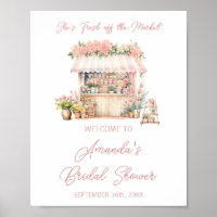 She's Fresh Off the Market Bridal Shower Welcome
