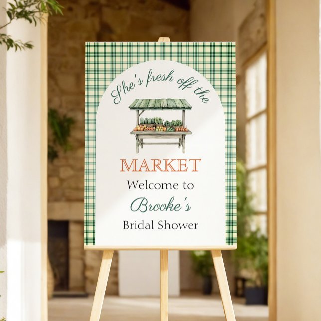 She's fresh off the market country Bridal Shower Foam Board (Creator Uploaded)