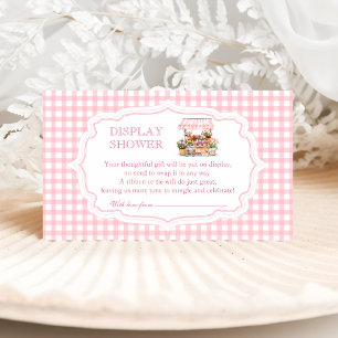 She's Fresh Off the Market Display Shower Enclosure Card