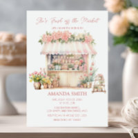 She's Fresh Off the Market Floral Bridal Shower 