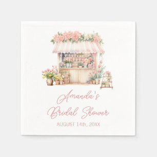 She's Fresh Off the Market Floral Bridal Shower Napkins