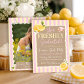 She's FRESHLY Graduated Lemons Graduation Photo Invitation