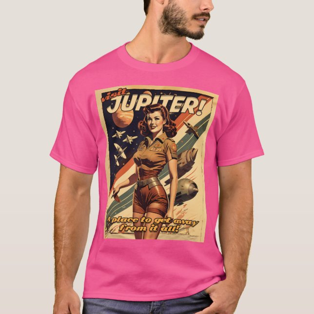 She'S Getting Away From It All T-Shirt (Front)