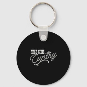 Shes Gone Ry, Country Music, Cowboy Western Keychain