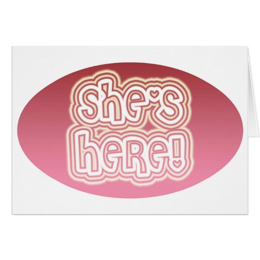 She's Here (Front Horizontal)