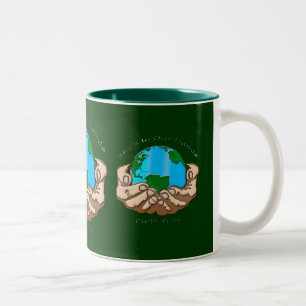 SHE'S IN OUR HANDS Collection Two-Tone Coffee Mug