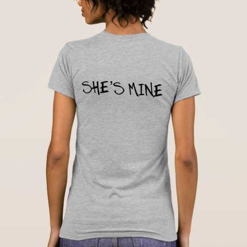 SHES MINE IM HERS LESBIAN WEDDING SHIRTS T_Shirt