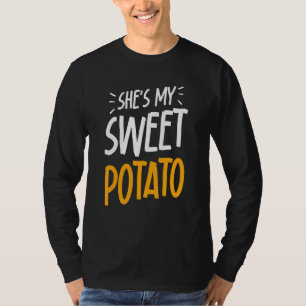She's My Sweet Potato I YAM Couple's Matching Than T-Shirt