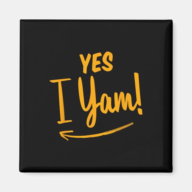 She's My Sweet Potato I Yam Matching Couple Thanks Magnet (Front)