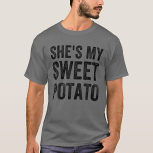 She's My Sweet Potato I Yam Set Couple's Matching T-Shirt