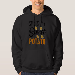 She's My Sweet Potato I Yam Set Couples Thanksgivi Hoodie
