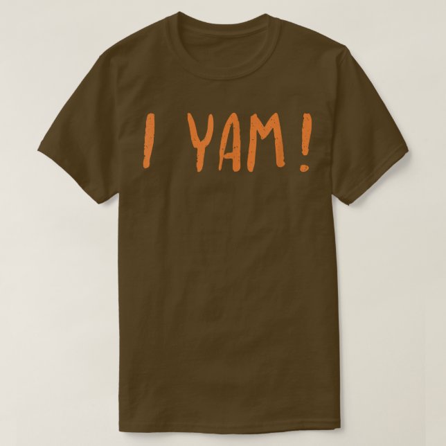 She's My Sweet Potato I Yam set Couples Thanksgivi T-Shirt (Design Front)