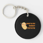 She&#39;s my sweet potato I yam TEE Keychain