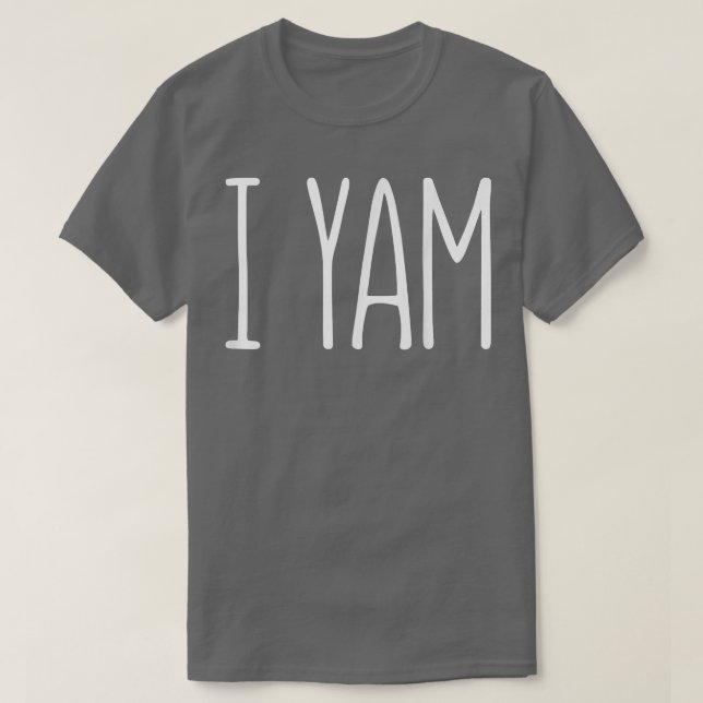 She's My Sweet Potato I Yam Thanksgiving Couple Ma T-Shirt (Design Front)