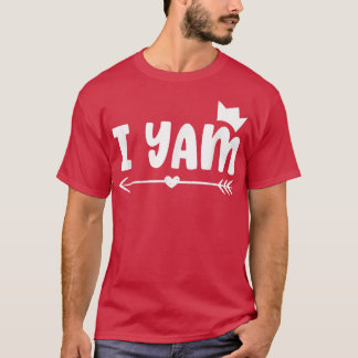 She's My Sweet Potato I YAM Thanksgiving Couples M T-Shirt