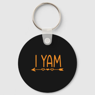 She's My Sweet Potato I Yam Thanksgiving Matching Keychain