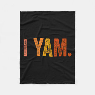 She's My Sweet Tato I Yam Thanksgiving Matching Co Fleece Blanket