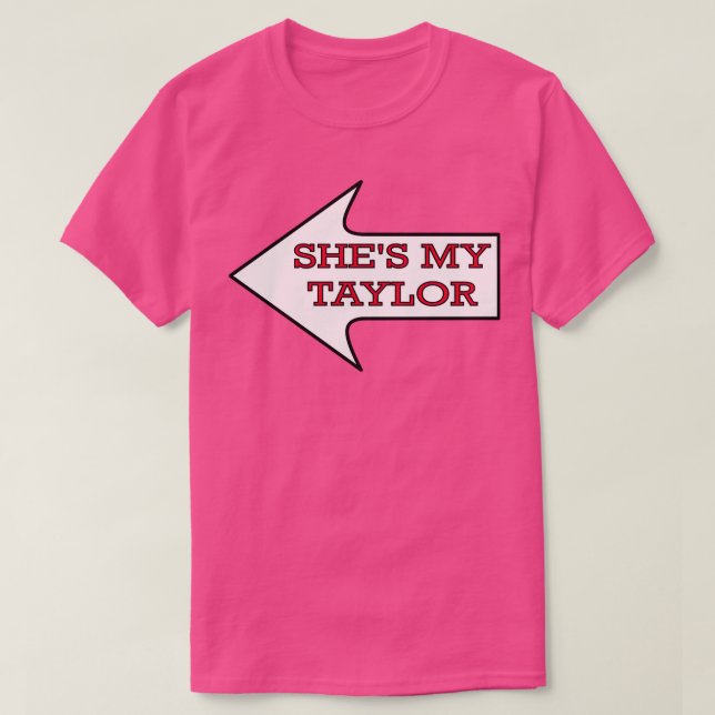 Shes My Taylor Chiefs Fan Couples Male TShirt (Design Front)