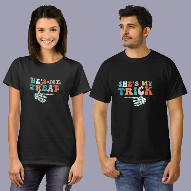 She's My Trick" Couple Halloween Funny Costume T-Shirt (https://www.zazzle.com/hes_my_treat_couple_halloween_funny_costume_t_shirt-256838708225486733)
