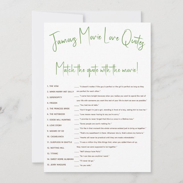 She's Off the Market Bridal Shower Game Invitation (Front)