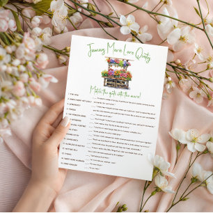 She's Off the Market Bridal Shower Game Invitation