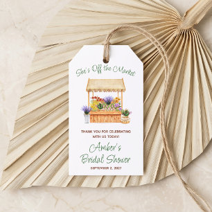 She's Off the Market Bridal Shower Gift Tags