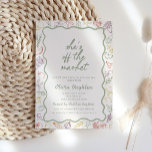She's Off The Market Bridal Shower Invitation<br><div class="desc">Celebrate the bride-to-be with this She's Off the Market Bridal Shower Invitation that features the farmers market bridal shower theme with colorful fruits and vegetables.</div>