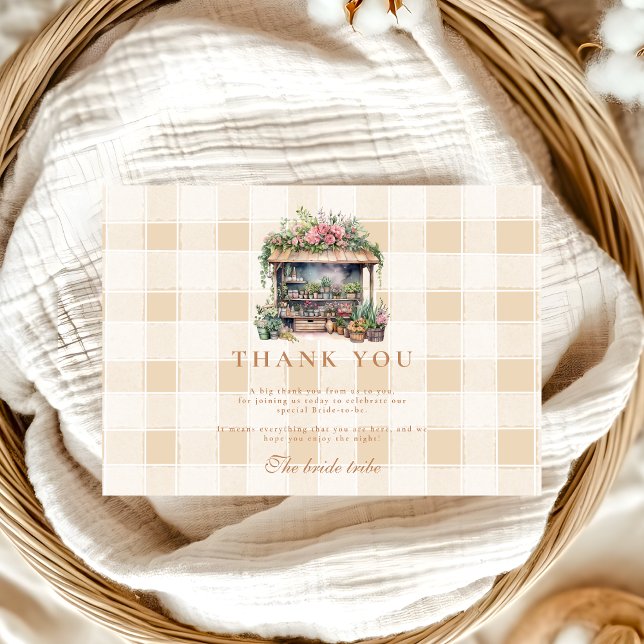 She's Off the Market Bridal Shower Thank You Card (Creator Uploaded)