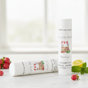 She's off the Market Bridal Shower Thank you Lip Balm