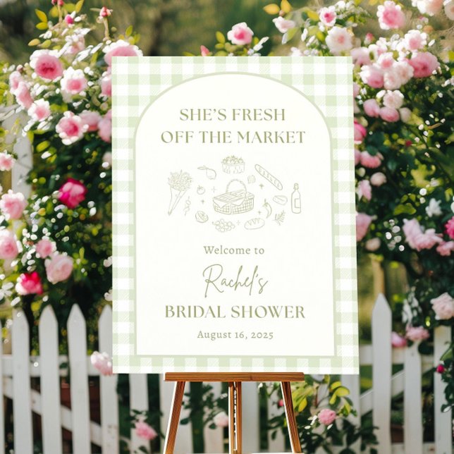 She's Off The Market Bridal Shower Welcome Sign (Creator Uploaded)