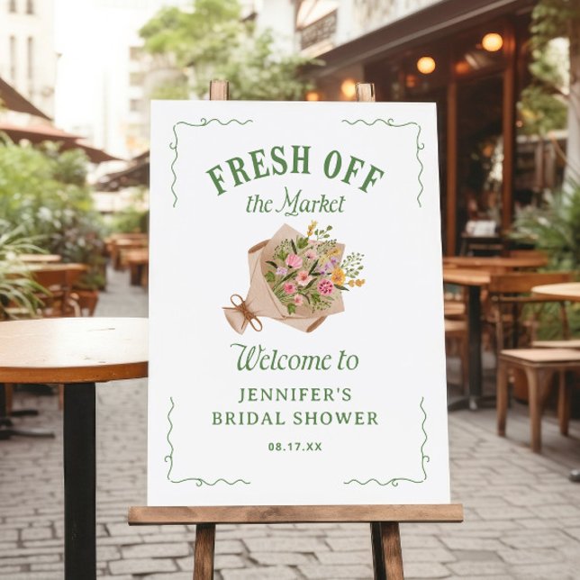 She's Off The Market Bridal Shower Welcome Sign (Creator Uploaded)