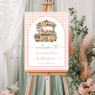 She's Off The Market Fall Bridal Shower Welcome Foam Board