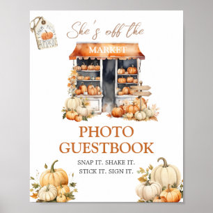 She's Off The Market Fall Pumpkin Photo Guestbook