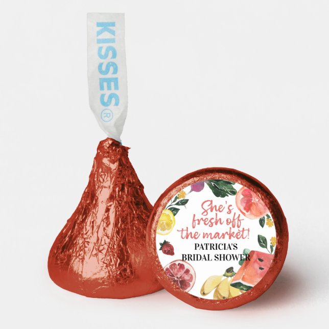 She's Off the Market Farmer's Market Bridal Shower Hershey®'s Kisses® (Front)