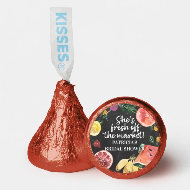 She's Off the Market Farmer's Market Bridal Shower Hershey®'s Kisses® (Front)