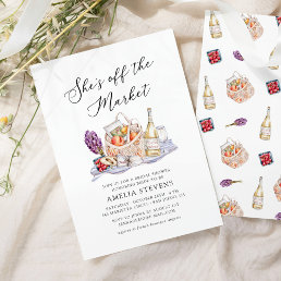 She&#39;s Off the Market Farmer&#39;s Market Bridal Shower Invitation