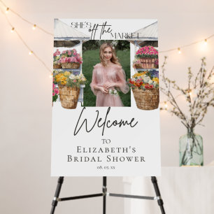 She's Off The Market Floral Elegant Photo Welcome Foam Board