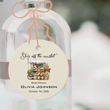 She's off the Market Linen White Floral Bridal
