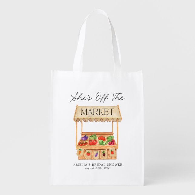 She's Off the Market Tote Bag (Front)