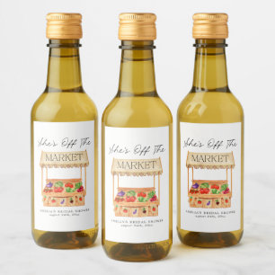 She's Off the Market Wine Label