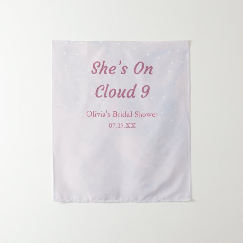 Shes On Cloud 9 Dreamy Bridal Shower Backdrop 